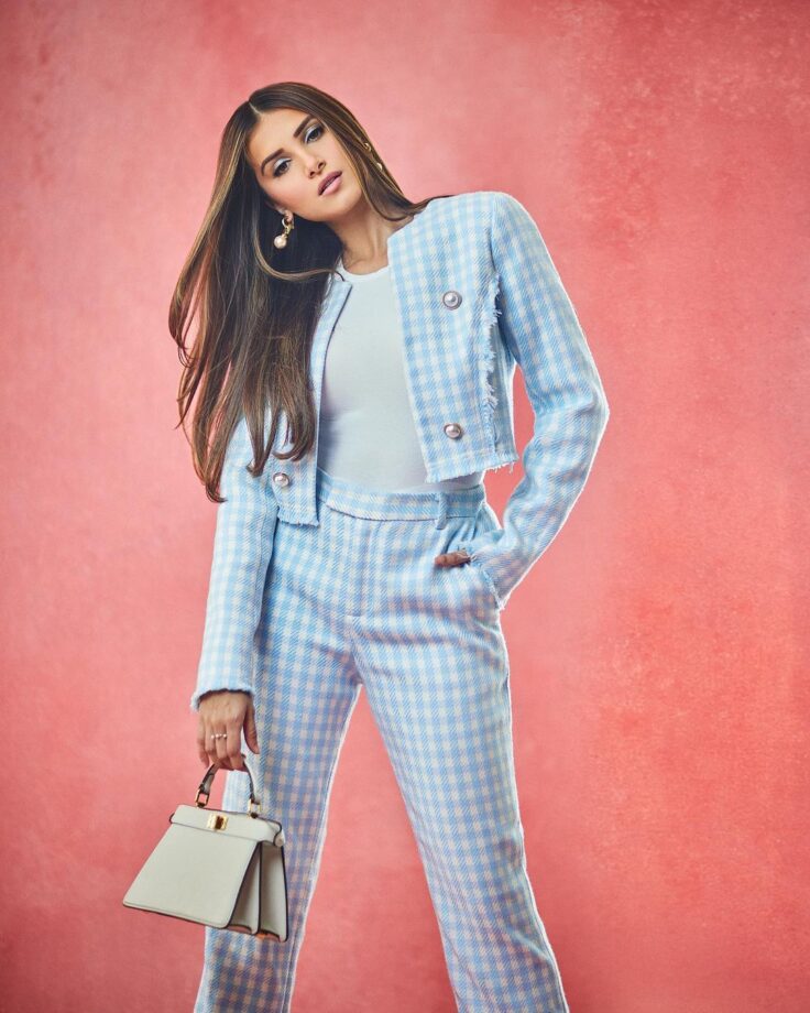 Tara Sutaria Looks Uber Cool In A Checkered Jacket And Pant Outfit 784867