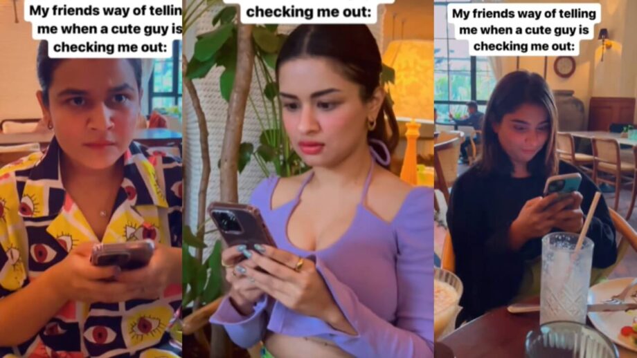 This is what Avneet Kaur does when some ‘cute guy’ checks her out, watch 787286