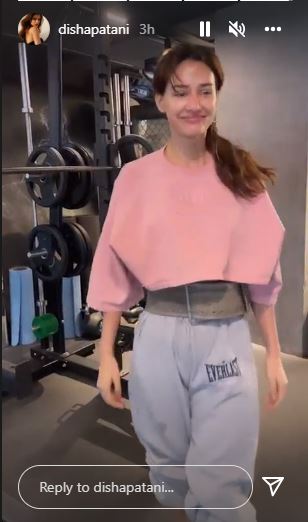 Times when Disha Patani made everyone sweat with her gym videos 787206