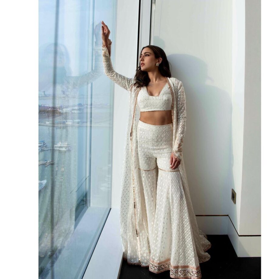Times When Sara Ali Khan Stole Our Hearts In Sharara Suits 778906