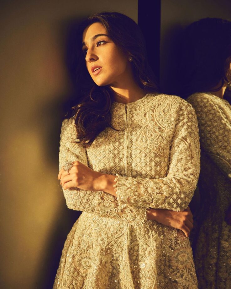 Times When Sara Ali Khan Stole Our Hearts In Sharara Suits 778901