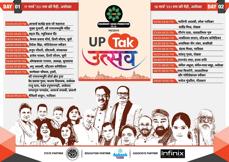 UP Tak is all set for a grand political and cultural festival at Ayodhya 785217
