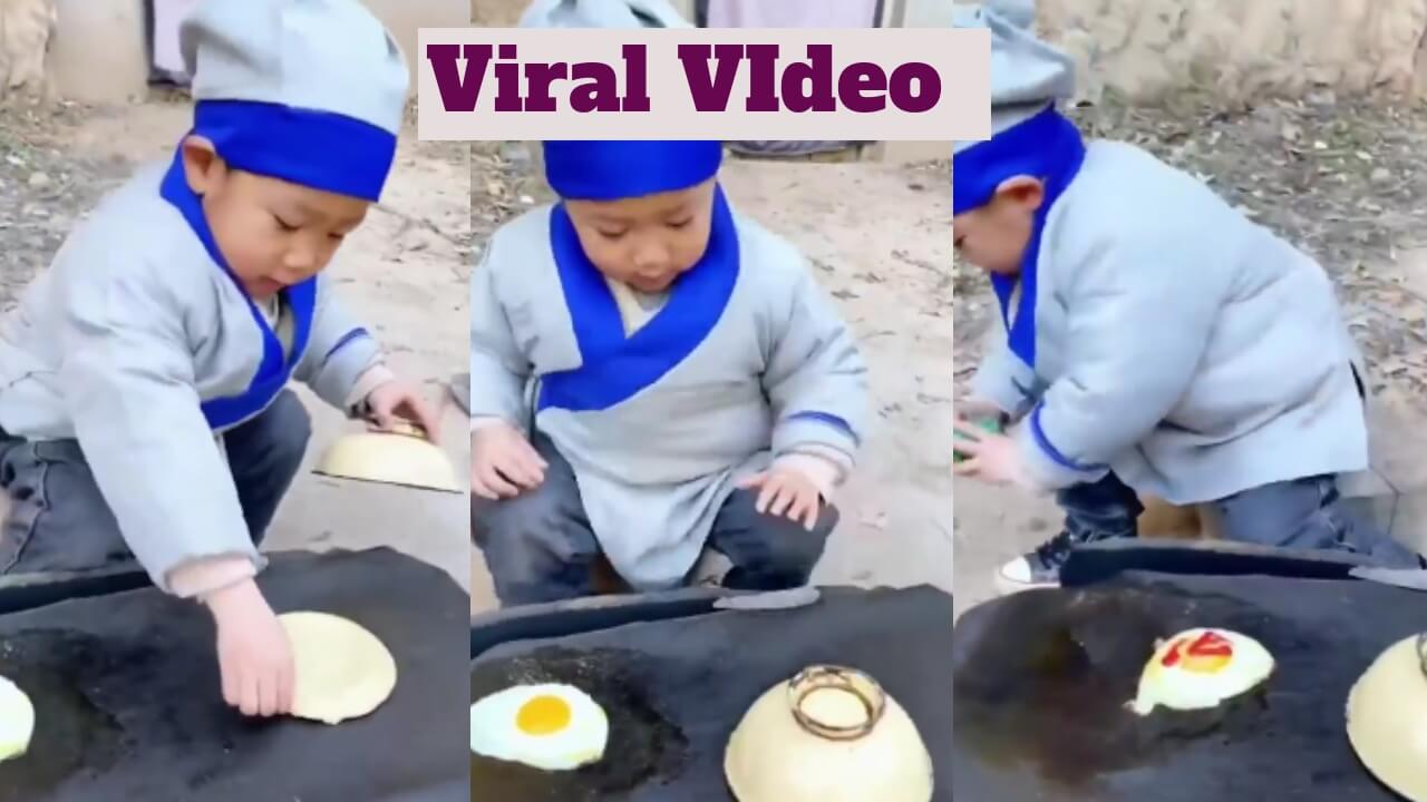 Viral Video: A Toddler Makes Egg Sandwich Like A Pro; Netizens Get Impressed 782486