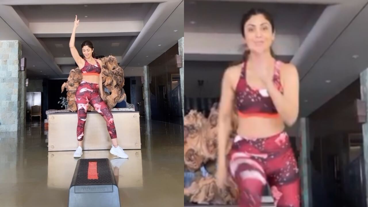Viral Video: Shilpa Shetty takes over internet by storm, looks sizzling hot in bralette and yoga pants 779100