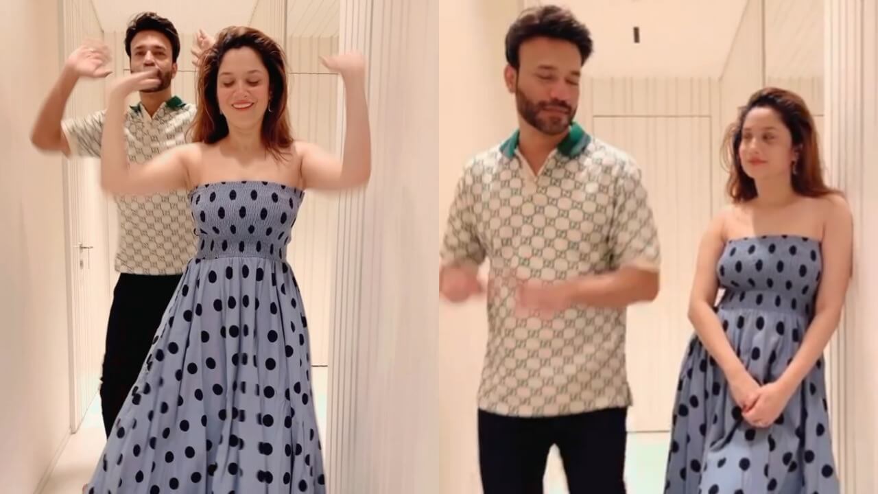 Watch: Ankita Lokhande grooves to viral trend with hubby Vicky Jain, internet loves it 780714