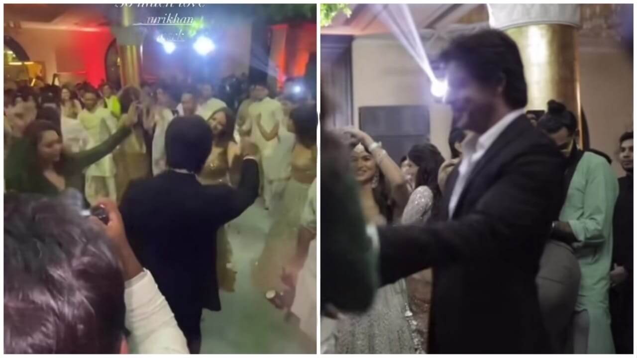 Watch: Shah Rukh Khan And Gauri Khan's Dancing Video At Alanna Panday's Wedding 787005
