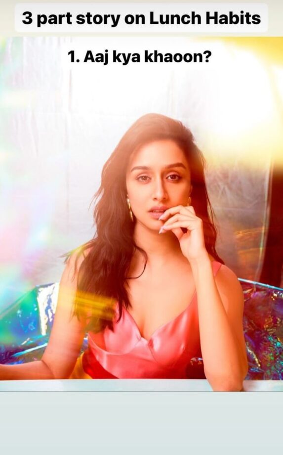 What does Shraddha Kapoor's lunch habit look like? Actress reveals 785580