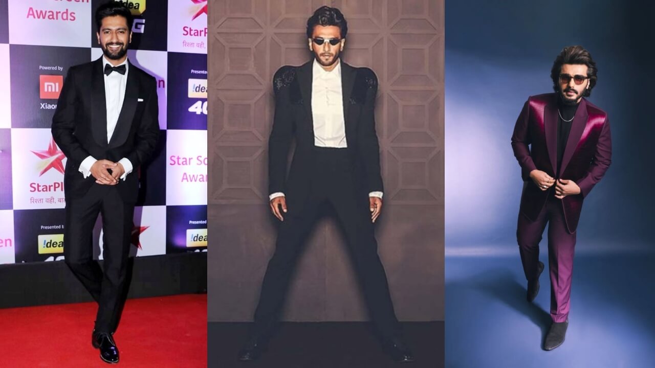 When Vicky Kaushal, Ranveer Singh and Arjun Kapoor romped in metal tuxedo armours, see pics 789454
