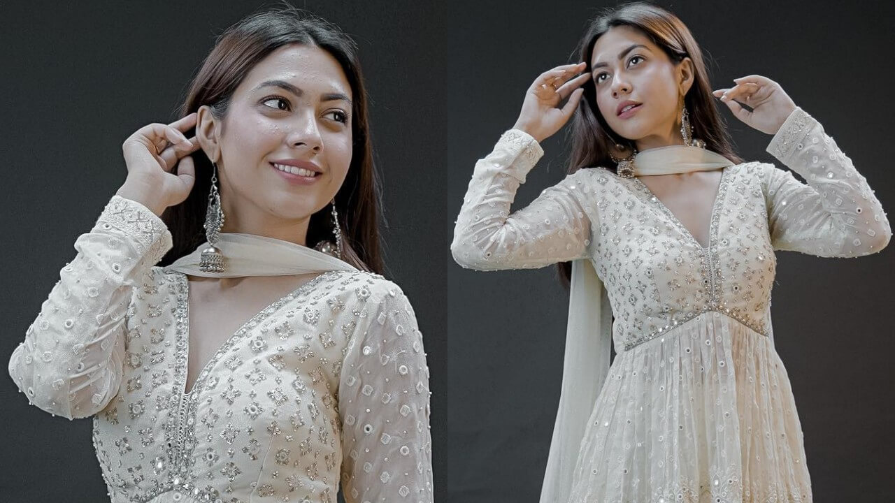 Reem Sameer Sheikh shines in white embellished sharara suit, see pics 800322