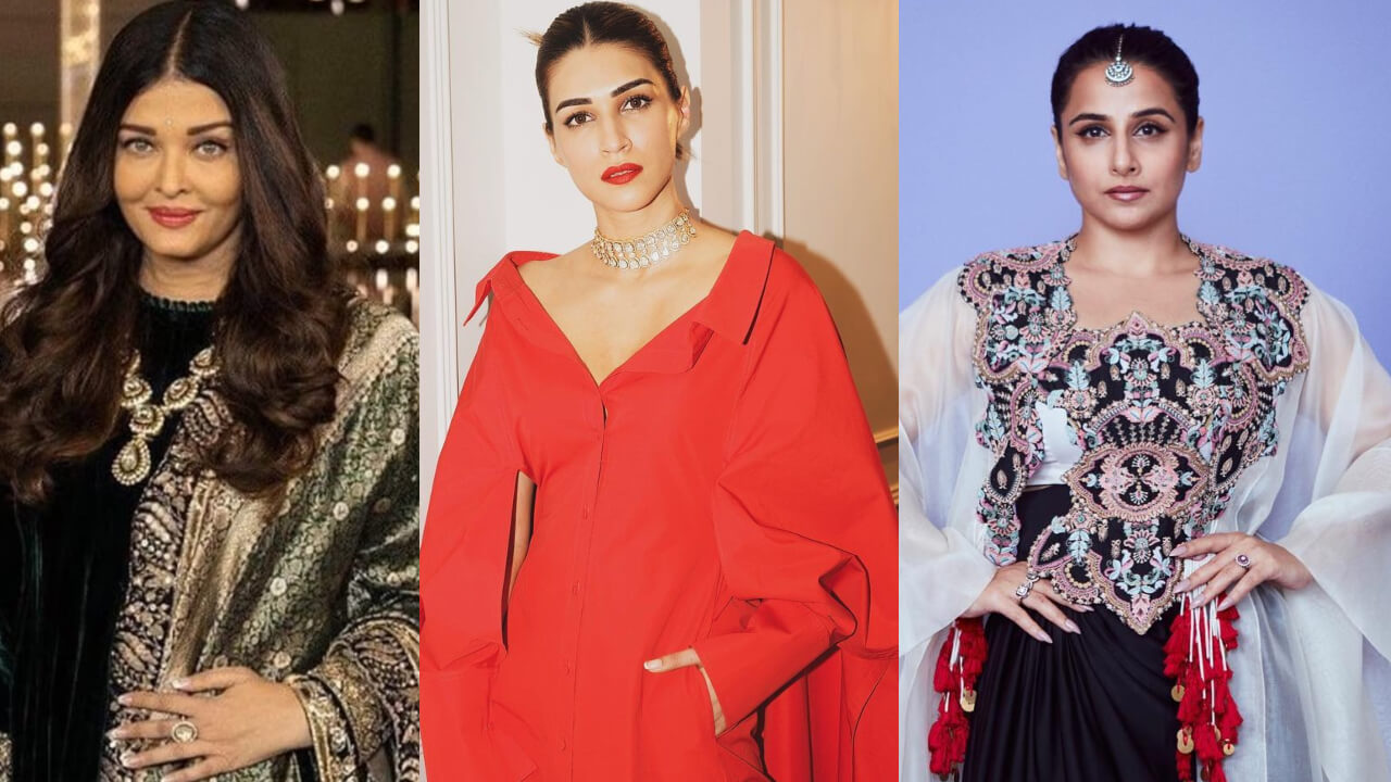 Aishwarya Rai Bachchan, Kriti Sanon, Vidya Balan And Others' Bizarre Fashion Appearances At NMACC Event 794090