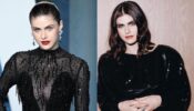 Alexandra Daddario Looks Drop-Dead Gorgeous In Black Sequined Outfits 792889