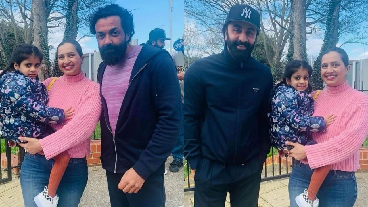 Animal Movie Update: Ranbir Kapoor and Bobby Deol spotted clicking selfies with fans in London, check out