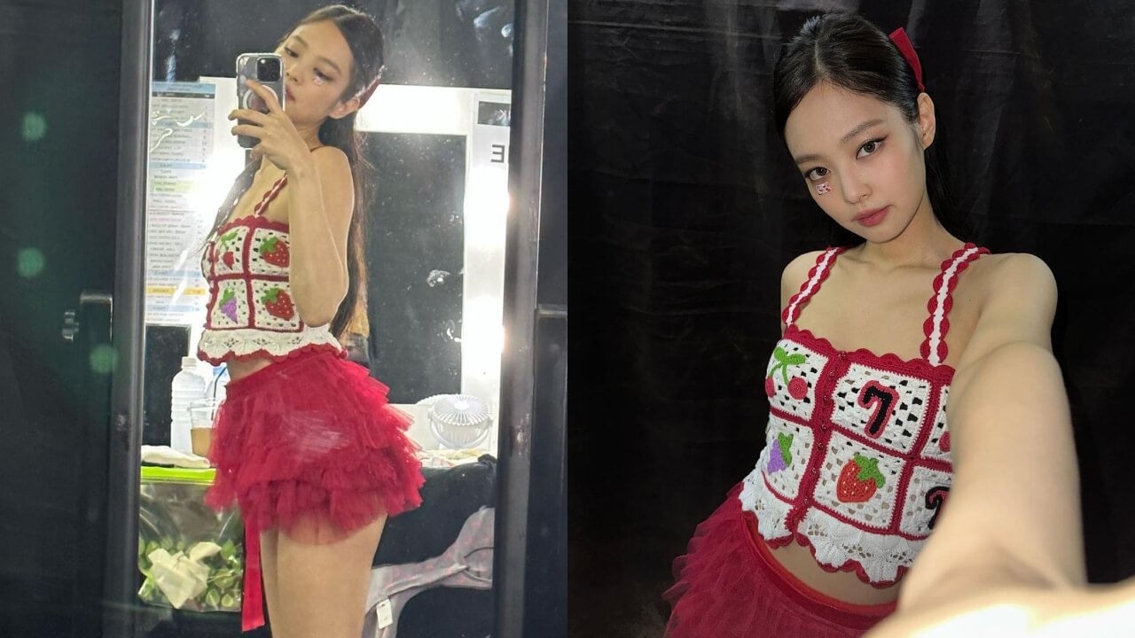 Blackpink Jennie Exudes Barbie Doll Vibes In Red Crop Top And Skirt, Check Now 794983