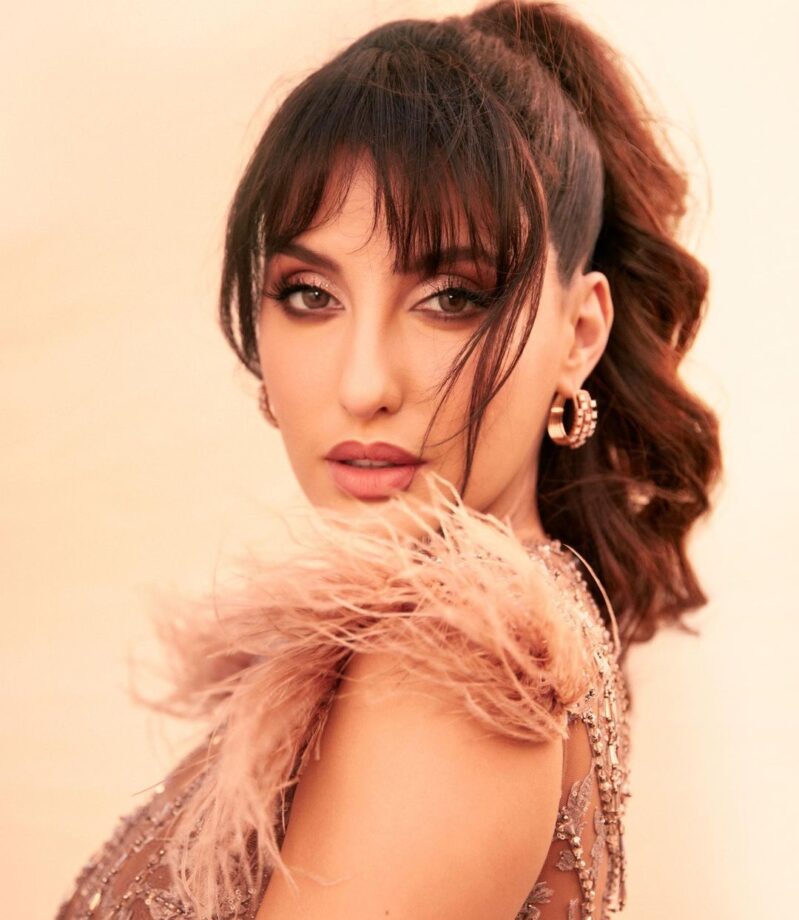 Blonde To Bangs: Nora Fatehi Plays With Her Hair 796663