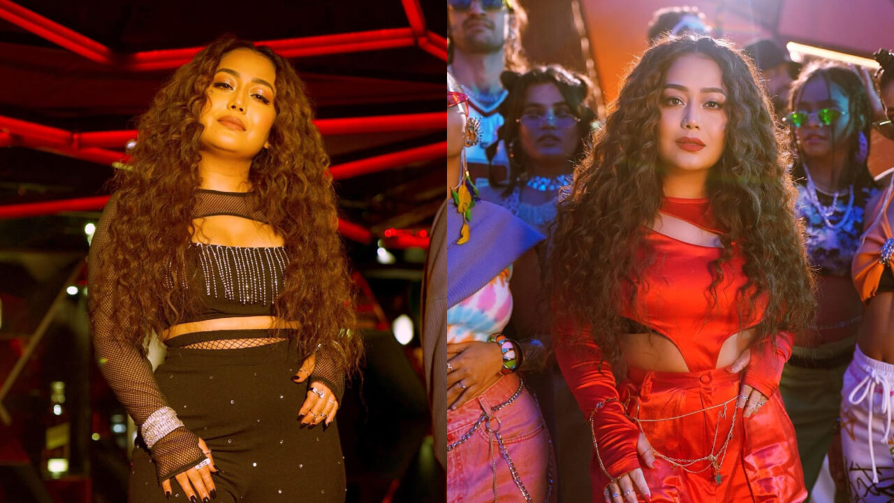 BTS Pictures: Neha Kakkar Looks Tempting In 'Masala' Song Outfits 797997