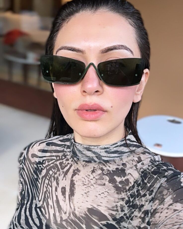 Check Out Who Is Hansika Motwani Looking At In Black Glasses? 795055