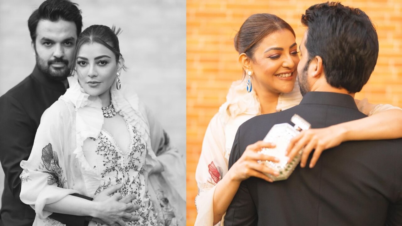 Couple Goals: Kajal Aggarwal Looks Stunning While Poses With Hubby Gautam Kitchlu, See Pics 793224