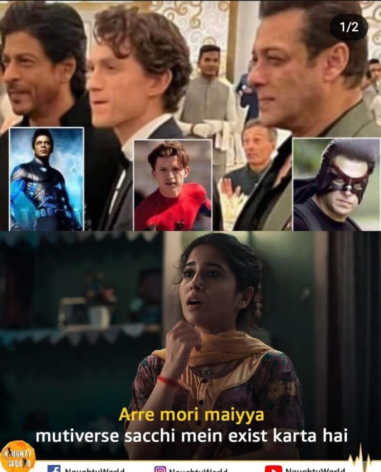 Fans want trio of Salman Khan, Tom Holland, and Shah Rukh Khan to come together for superhero multiverse 793374