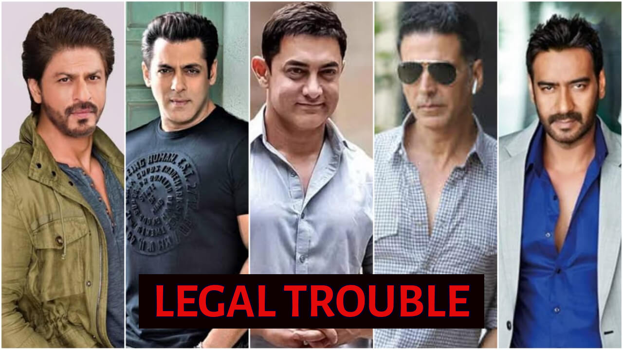 From Salman Khan, Aamir Khan To Shah Rukh Khan, Ajay Devgn, & Akshay Kumar: Celebrities who found themselves in legal trouble 796432