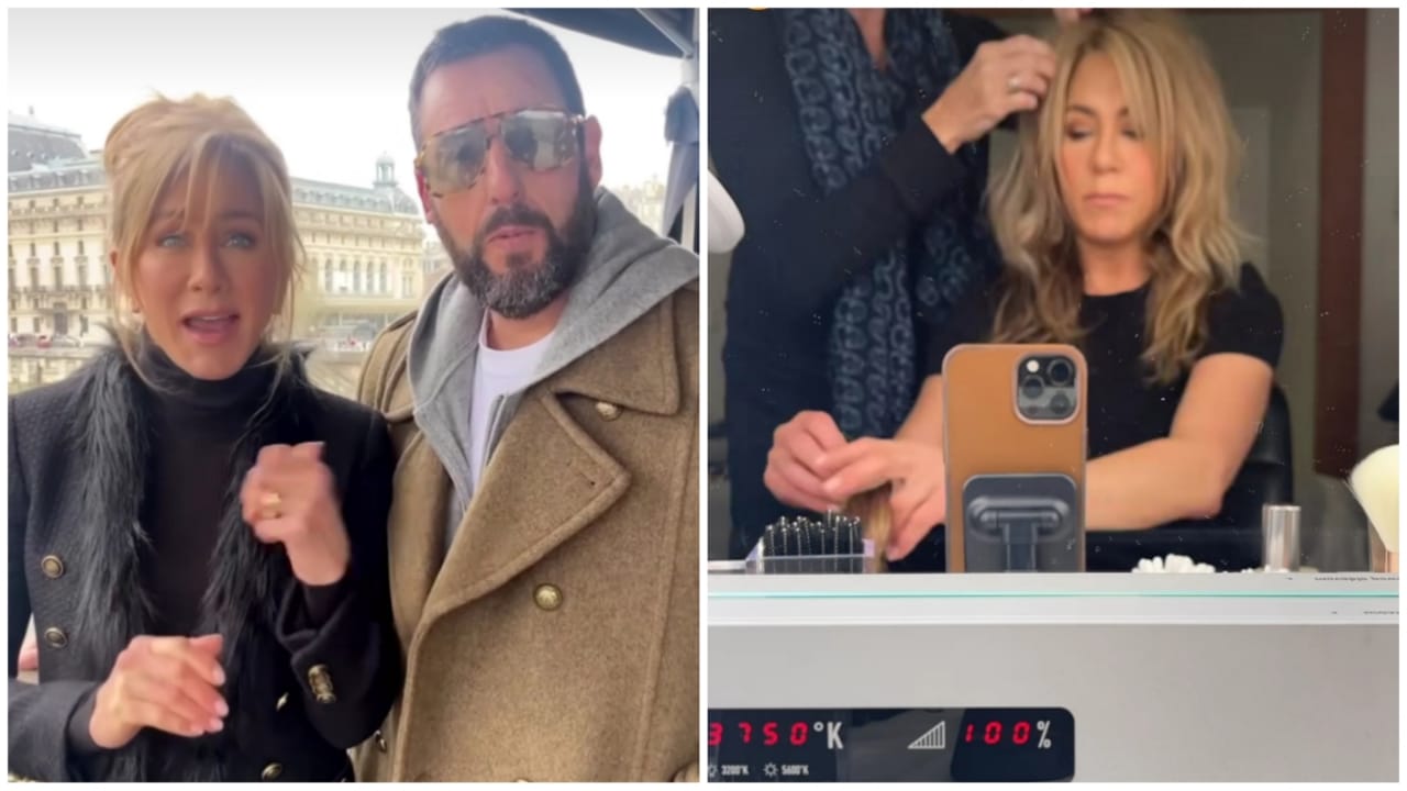 Have You Seen Jennifer Aniston's BTS Video With Adam Sandler Of MM2? Watch 793529