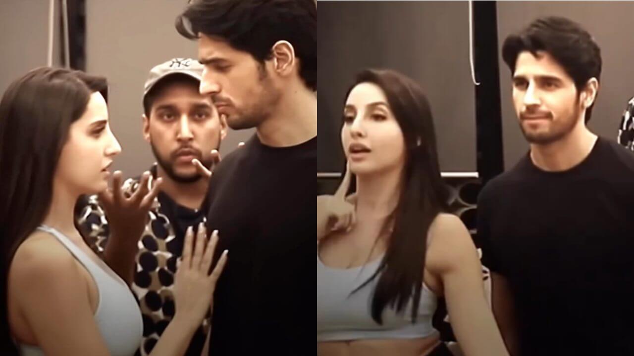 Haye Garmi: Nora Fatehi and Sidharth Malhotra's 'oomph moment' during dance rehearsals is going viral 802328