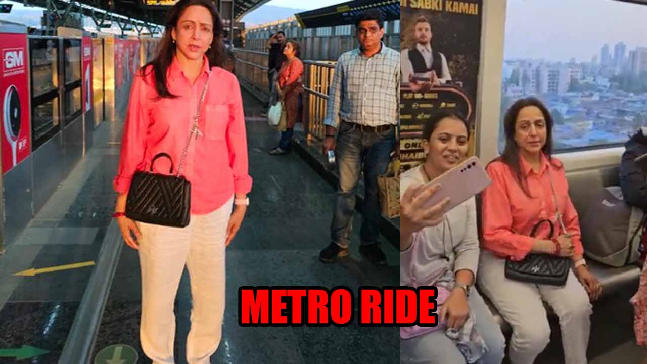 Hema Malini Commutes In Metro To Beat Mumbai Traffic, Watch Video 796210