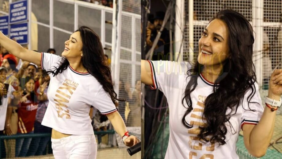 IPL 2023: Preity Zinta spotted greeting fans during PBKS Vs LSG game, moment goes viral 802491