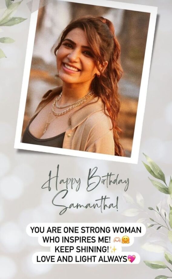 Kriti Sanon sends a special message to Samantha Ruth Prabhu on birthday, calls her 
