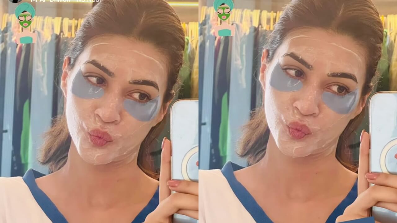 Kriti Sanon sneaks in skincare routine amidst hectic schedule, here's how 799694