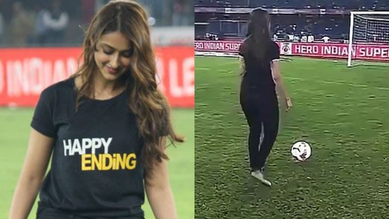 'Mommy-to-be' Ileana D'Cruz tries playing football, see what happened next 802027