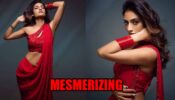 Nussrat Jahan Looks Mesmerizing In Glamorous Red Saree: See Pics 793212