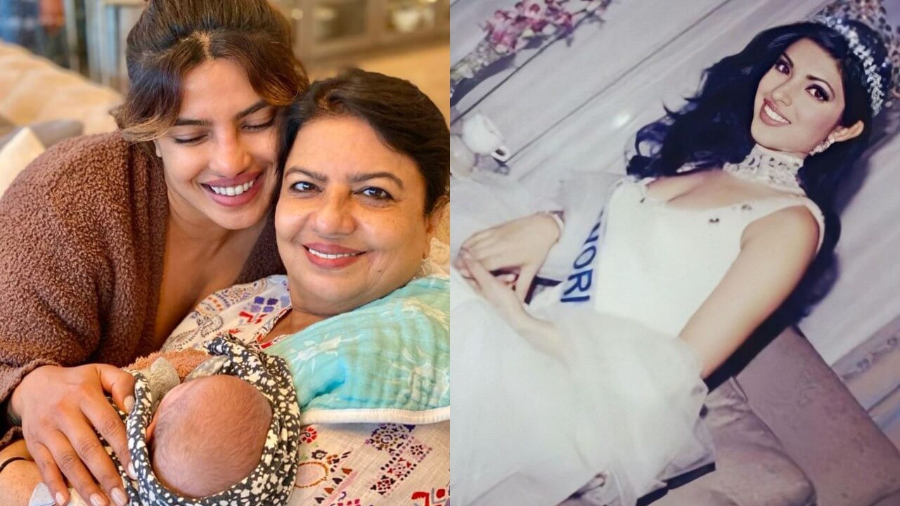 Priyanka Chopra's Mother, Madhu Chopra, Left Her Job To Support Her Daughter In Miss India Beauty Pageant 794471