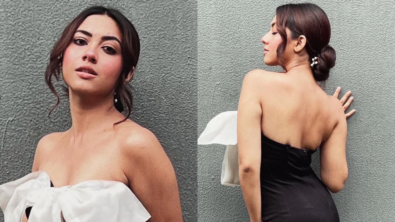 Reem Sameer Shaikh in strapless and backless bodycon dress, a visual delight 802397