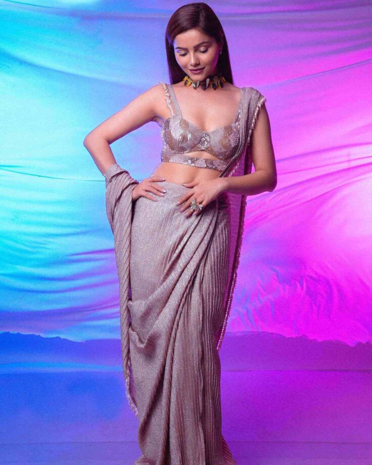Rubina Dilaik outshines in glittery pre-draped saree, pics inside 797559