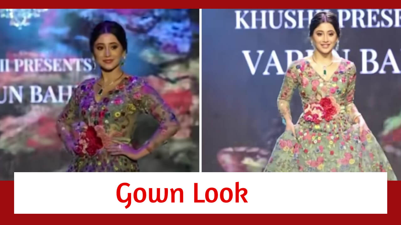 Shivangi Joshi Has An Evening To Remember; Dazzles In Multi-Coloured Floral Gown 799741