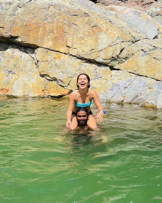 Trending: TMKOC's Nidhi Bhanushali takes sensuous dip in pool with special person, rocks bikini avatar 797803