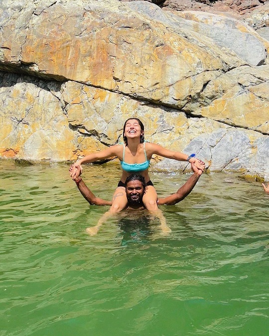 Trending: TMKOC's Nidhi Bhanushali takes sensuous dip in pool with special person, rocks bikini avatar 797804