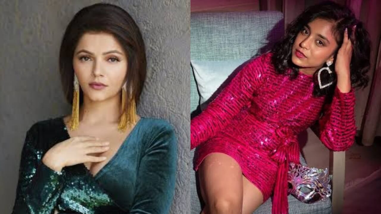Bigg Boss Babes: Rubina Dilaik and Sumbul Touqeer Khan in shimmery bodycon outfits, a visual delight 806179