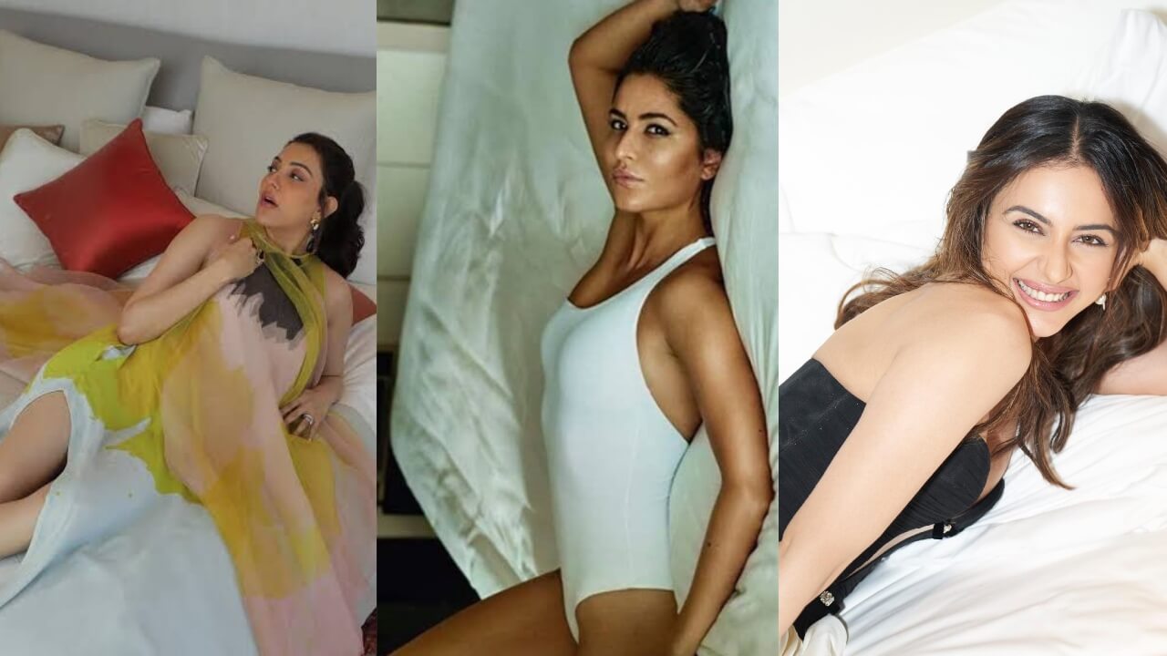 Bold Pics Alert: Katrina Kaif, Kajal Aggarwal and Rakul Preet Singh's stunning bedroom photoshoot snaps that we loved 811664