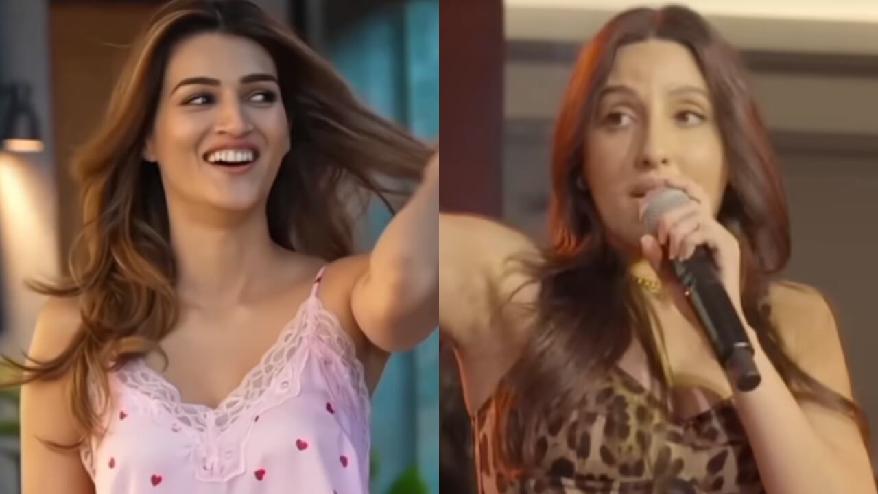 Bolly Buzz: Kriti Sanon's many happy moods and expressions, Nora Fatehi sizzles with incredible singing performance 803976