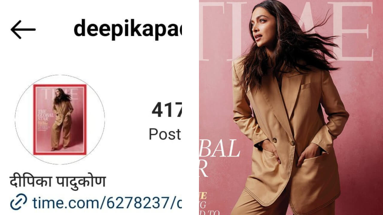 Deepika Padukone changes display to international TIME magazine cover and name in Hindi; proves she’s a pure desi at heart 807325