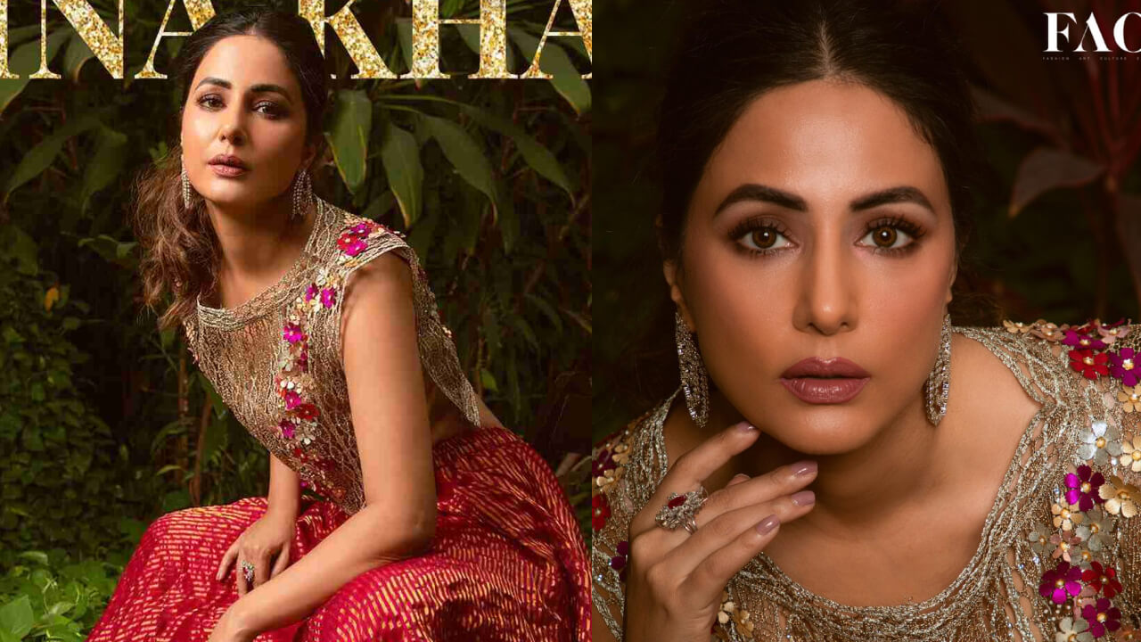 Hina Khan Becomes The Face Of The Month, Looks Ravishing In Shimmery Ensembles 807991