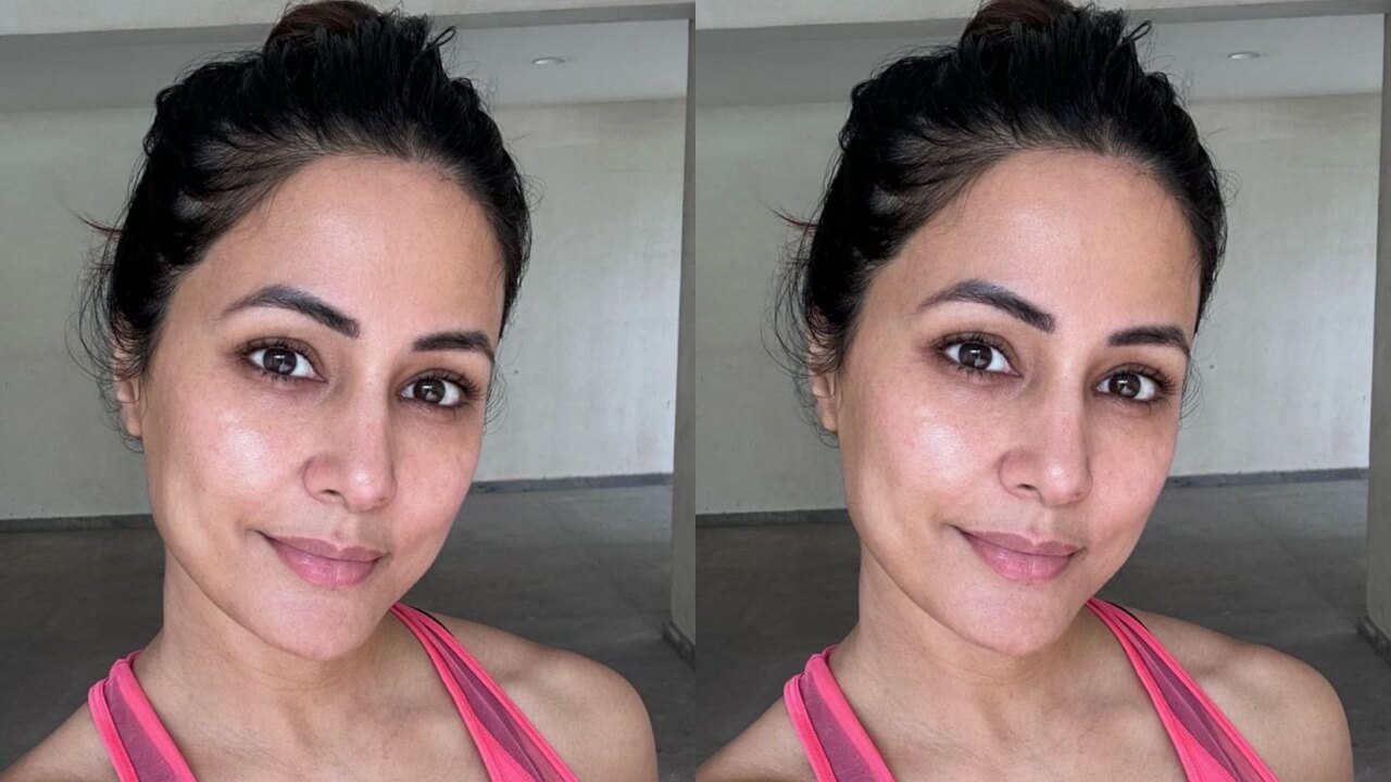 Hina Khan's sweaty selfie after gym is workout goals 805554
