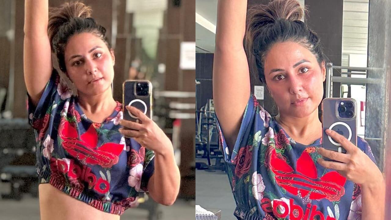 Hina Khan’s weekend oath embarks on fitness, see pics