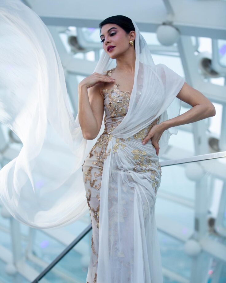 Jacqueline Fernandez is ultimate vision in white, we are crushing 810912