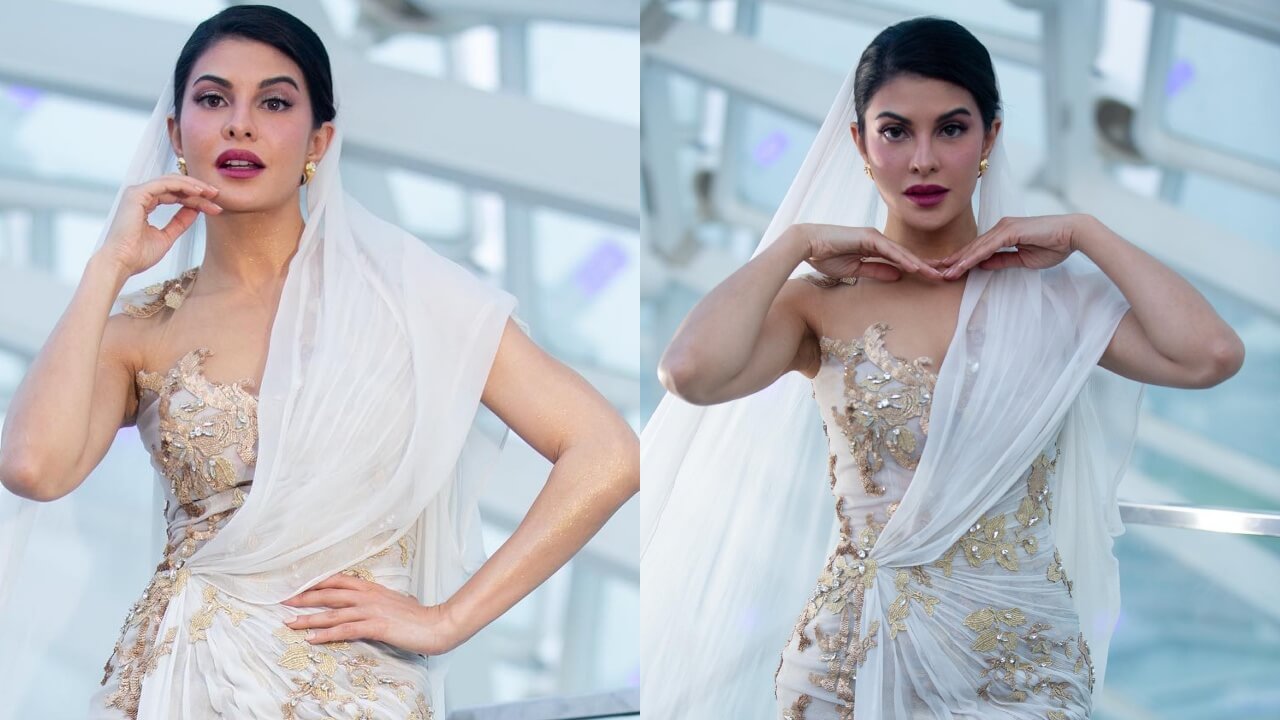 Jacqueline Fernandez is ultimate vision in white, we are crushing 810904