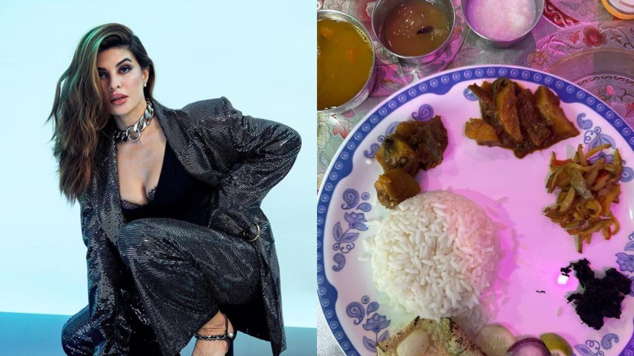 Jacqueline Fernandez relishes yummy Bengali food in Kolkata, what's on platter? 807474
