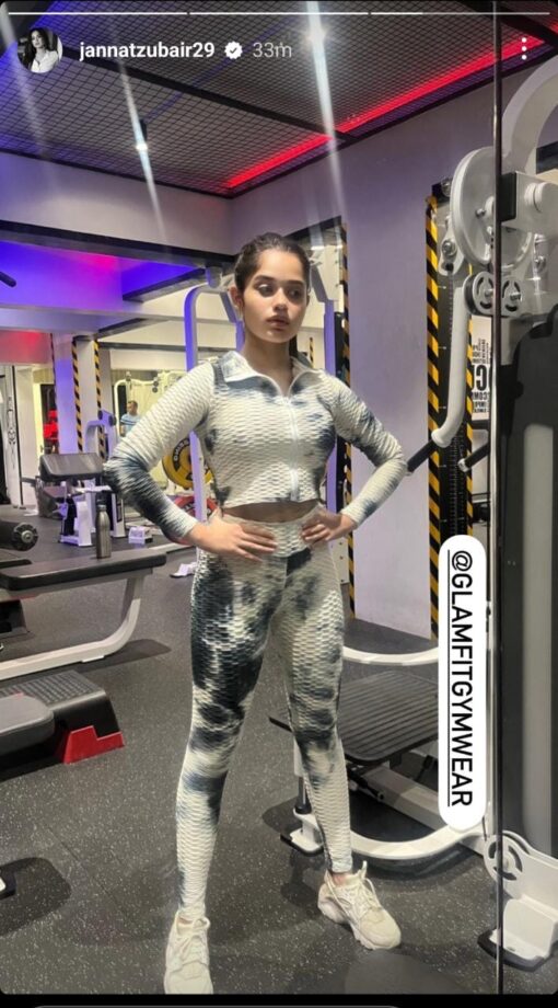 Jannat Zubair Hits The Gym In Trendy Style; You Need To Check This To Believe 805403