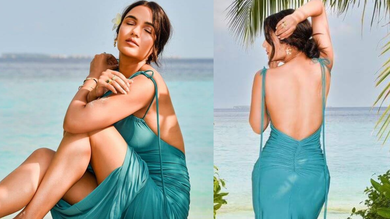 Jasmin Bhasin takes over Maldives by storm in backless outfit, we are sweating 809422