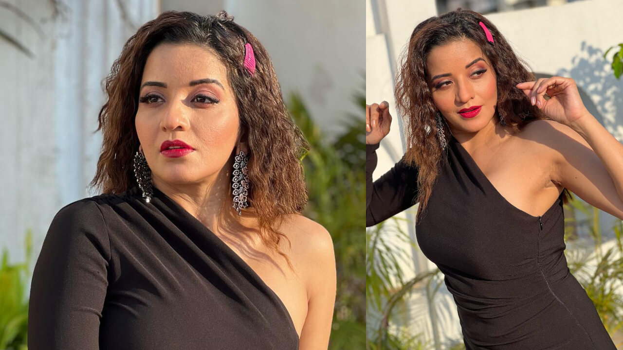 Monalisa Exudes Hotness In Black Gown; Check Out Pics 807317